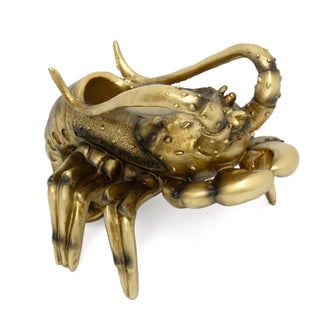 Lobster Wine Bottle Holder | Gold Resin Nautical Wine Bottle Holder - 20x15cm