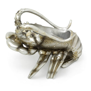 Lobster Wine Bottle Holder | Silver Resin Nautical Wine Bottle Holder - 20x15cm