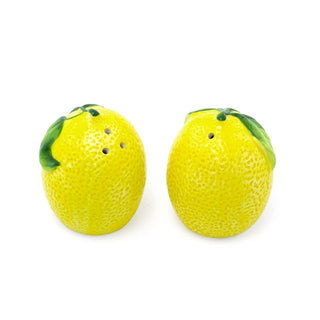 Mediterranean Lemons Salt & Pepper Pots | Salt And Pepper Shakers - Lemons
