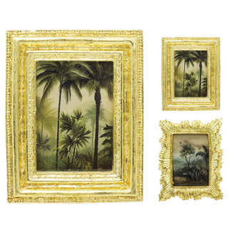 Mini Gold Resin Photo Frame | Vintage Antique Style Picture Frame 10x12cm