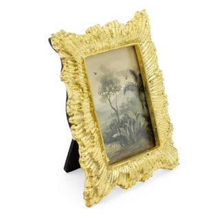 Mini Gold Resin Photo Frame | Vintage Antique Style Picture Frame 10x12cm