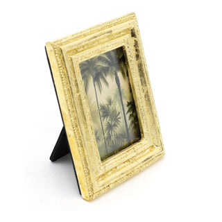 Mini Gold Resin Photo Frame | Vintage Antique Style Picture Frame 10x12cm