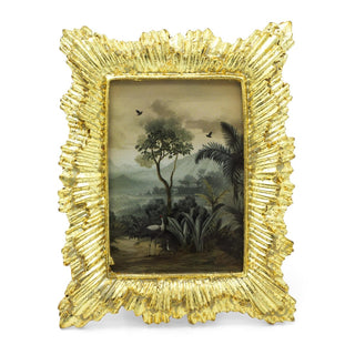 Mini Gold Resin Photo Frame | Vintage Antique Style Picture Frame 10x12cm
