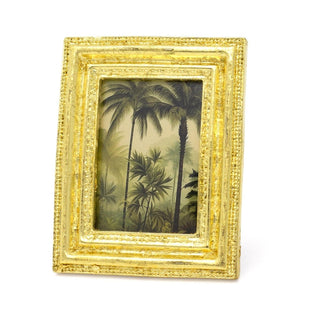 Mini Gold Resin Photo Frame | Vintage Antique Style Picture Frame 10x12cm