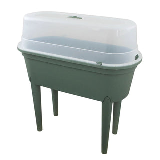 Mini Greenhouse Raised Planter With Cover | Standing Grow Table - 84x77x37cm