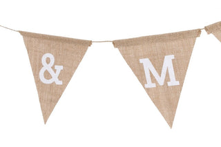 Mr And Mrs Husband And Wife Love Just Married Jute Bunting For Wedding Honeymoon
