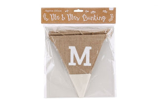 Mr And Mrs Husband And Wife Love Just Married Jute Bunting For Wedding Honeymoon