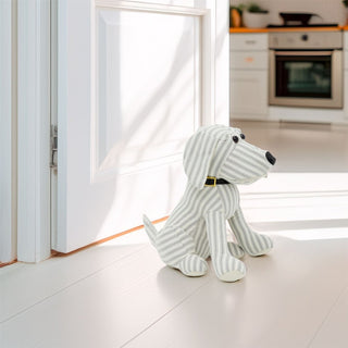 Murphy Dog Doorstop | Striped fabric dog door stop |  Door Stopper 1.5Kg - 27cm