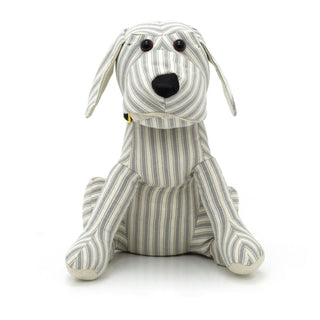 Murphy Dog Doorstop | Striped fabric dog door stop |  Door Stopper 1.5Kg - 27cm