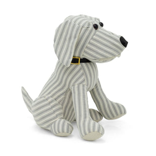 Murphy Dog Doorstop | Striped fabric dog door stop |  Door Stopper 1.5Kg - 27cm