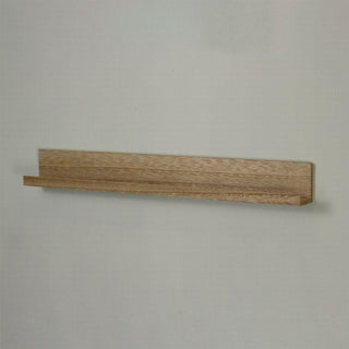 Natural Wall Shelf | Floating Spice Rack Ornament & Photo Display Shelf - 58cm