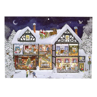 Nostalgic Christmas Time Advent Calendar | Traditional Advent Calendar - A3