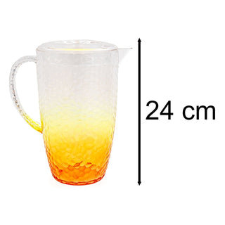 Orange Ombre 2 Litre Water Jug Pitcher | Outdoor Jug Picnic Water Pitcher Jug
