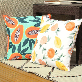 Orchard Fruit Cushion | Water - Resistant Outdoor Pillow for Garden or Patio 43cm