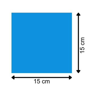 Origami Set with 125 Sheets | Coloured Square Folding Craft Paper 15x15cm