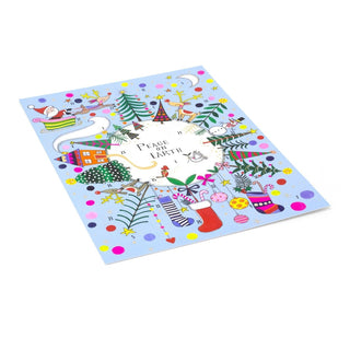 Peace on Earth Christmas Advent Calendar | Santa & Reindeer Christmas Calendar