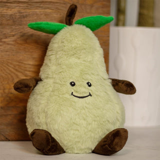 Pear Fruit Doorstop | Novelty Plush Fabric Fruit Shaped Door Stop - 1.5kg