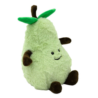 Pear Fruit Doorstop | Novelty Plush Fabric Fruit Shaped Door Stop - 1.5kg