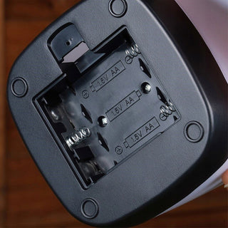 Portable LED Table Lamp with Handle | Battery Powered Outdoor Lantern - 12x9cm