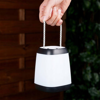Portable LED Table Lamp with Handle | Battery Powered Outdoor Lantern - 12x9cm