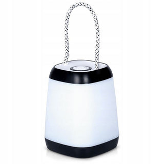 Portable LED Table Lamp with Handle | Battery Powered Outdoor Lantern - 12x9cm