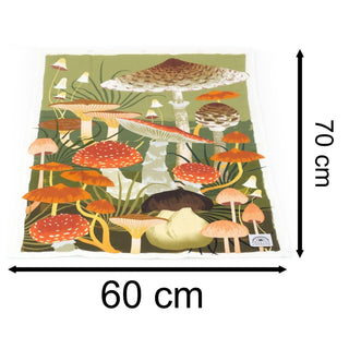 Printer Johnson - Fungi Tea Towel | Decorative Cotton Kitchen Tea Towel