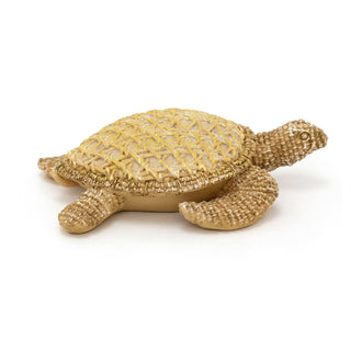 Resin Sea Turtle Ornament | Nautical Sea Turtle Figurine with Rattan Effect 21cm