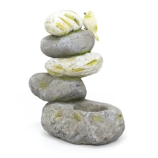 Rock Stack Garden Planter | Stone Pile Bird Plant Pot | Animal Planters Flower Pots - Design Varies One Supplied
