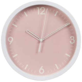 Round White Wall Clock | Contemporary Wall Mounted Clocks For Living Room - 22cm