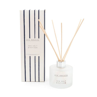 Sea Salt & Vetiver Home Fragrance Room Diffuser | Nautical Reed Diffuser 150ml