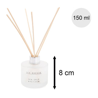 Sea Salt & Vetiver Home Fragrance Room Diffuser | Nautical Reed Diffuser 150ml