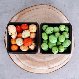 Set of 2 Black Ceramic Dip Bowls | 2 - Piece Set for Snacks, Sauces & Appetisers