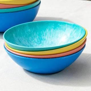 Set of 4 Colourful Shatterproof Outdoor Bowls | Bright Picnic Bowls - 820ml