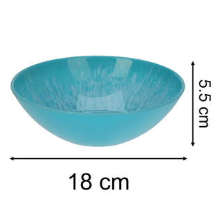 Set of 4 Colourful Shatterproof Outdoor Bowls | Bright Picnic Bowls - 820ml