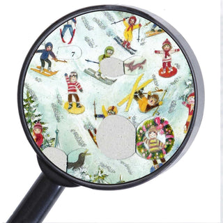 Skiing Fun, Santa Joins the Sled Ride | Traditional Christmas Advent Calendar