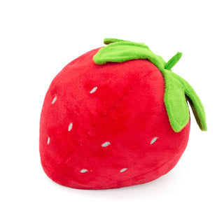 Strawberry Fabric Doorstop | Novelty Strawberry Shaped Fruit Door Stop - 14cm
