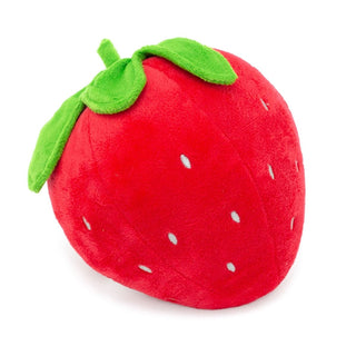 Strawberry Fabric Doorstop | Novelty Strawberry Shaped Fruit Door Stop - 14cm