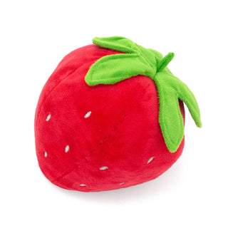 Strawberry Fabric Doorstop | Novelty Strawberry Shaped Fruit Door Stop - 14cm