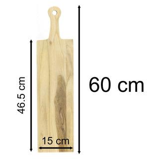 Stylish Natural Teak Wood Serving Platter | Charcuterie Platter Cheese Board Serving Board | Wooden Graze Board Snack Board Sharing Platter