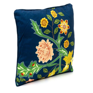 Sussex Blue Floral Fabric Scatter Cushion | Cushion for Sofa, Bed, Chairs 40cm