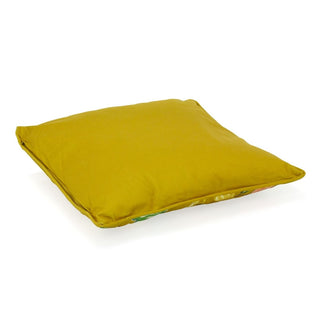 Sussex Yellow Floral Fabric Scatter Cushion | Cushion for Sofa, Bed, Chairs 40cm