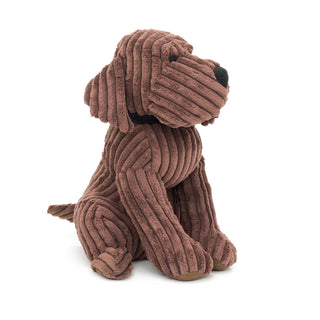 Take Me Home Door Stop - 28Cm Ribbed Chocolate Dog