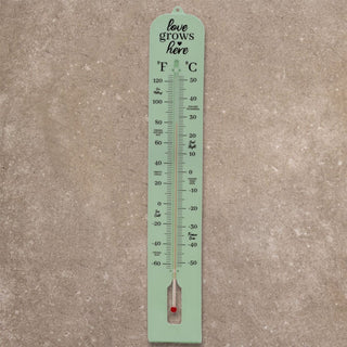 The Potting Shed Wall Mounted Waterproof Outdoor Garden Thermometer - 40cm
