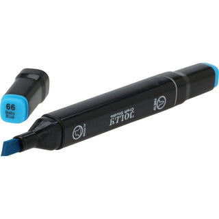 Twin Tip Marker Pens 48 Pack in Case | Dual - Ended Colouring Pens for Art & Craft