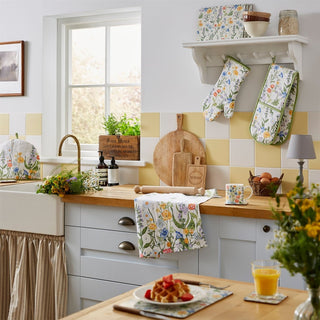 Ulster Weavers Cottage Garden Double Oven Glove | Kitchen Oven Gloves - 88cm