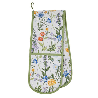 Ulster Weavers Cottage Garden Double Oven Glove | Kitchen Oven Gloves - 88cm