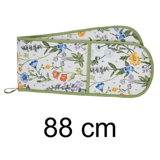 Ulster Weavers Cottage Garden Double Oven Glove | Kitchen Oven Gloves - 88cm