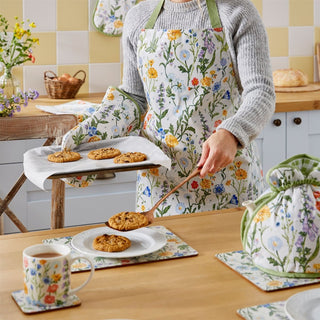 Ulster Weavers Cottage Garden Double Oven Glove | Kitchen Oven Gloves - 88cm
