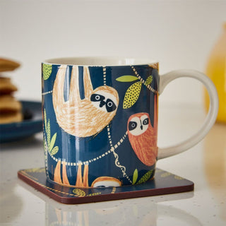 Ulster Weavers Hanging Around Mug | Sloth New Bone China Coffee Mug - 250ml