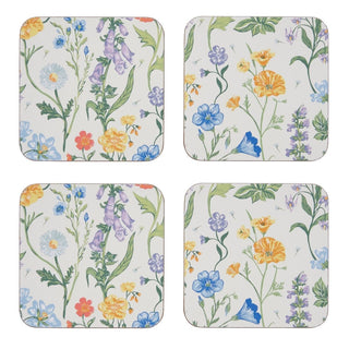 Ulster Weavers Set Of 4 Cottage Garden Coasters | 4 Piece Coaster Set - 10.5cm